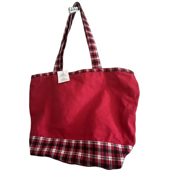 Disney Parks Walt Disney World Christmas Mickey Mouse Merry & Bright Red Tote - Picture 5 of 16